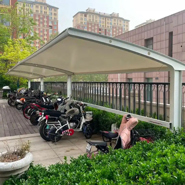 密山市膜结构电动车棚